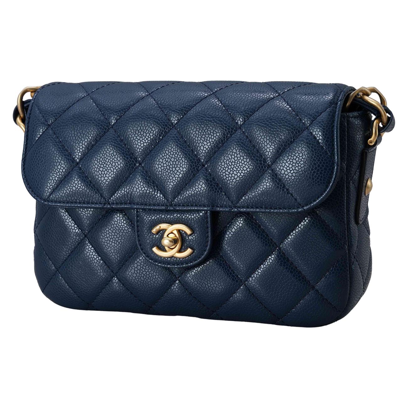 CHANEL(USED)샤넬 AS3182 캐비어 스몰 플랩 숄더백
