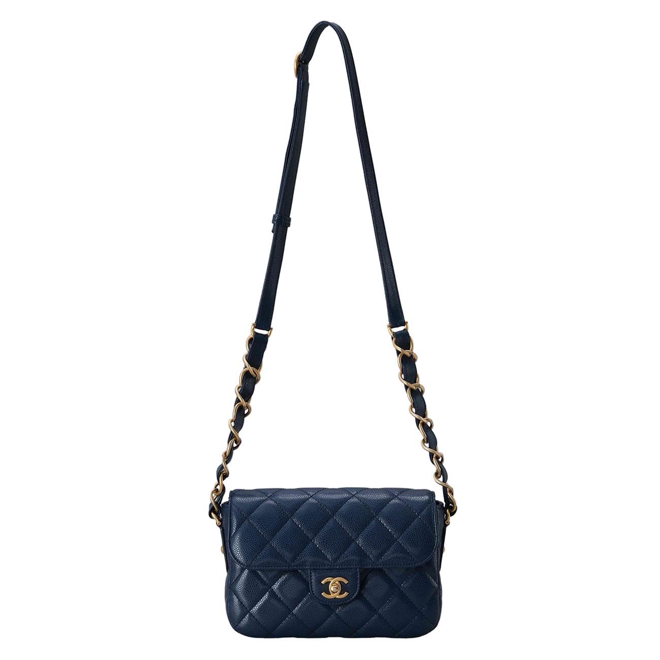CHANEL(USED)샤넬 AS3182 캐비어 스몰 플랩 숄더백