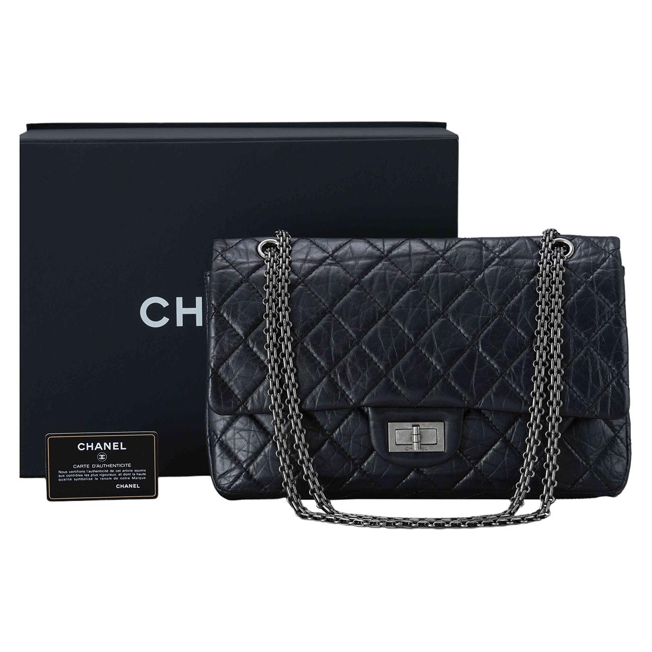 CHANEL(USED)샤넬 빈티지 2.55 맥시 플랩백