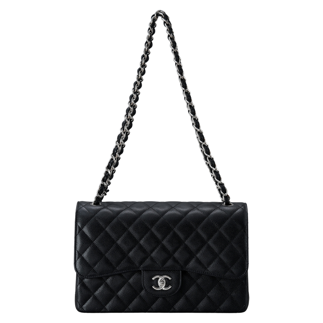 CHANEL(USED)샤넬 클래식 캐비어 라지 플랩백