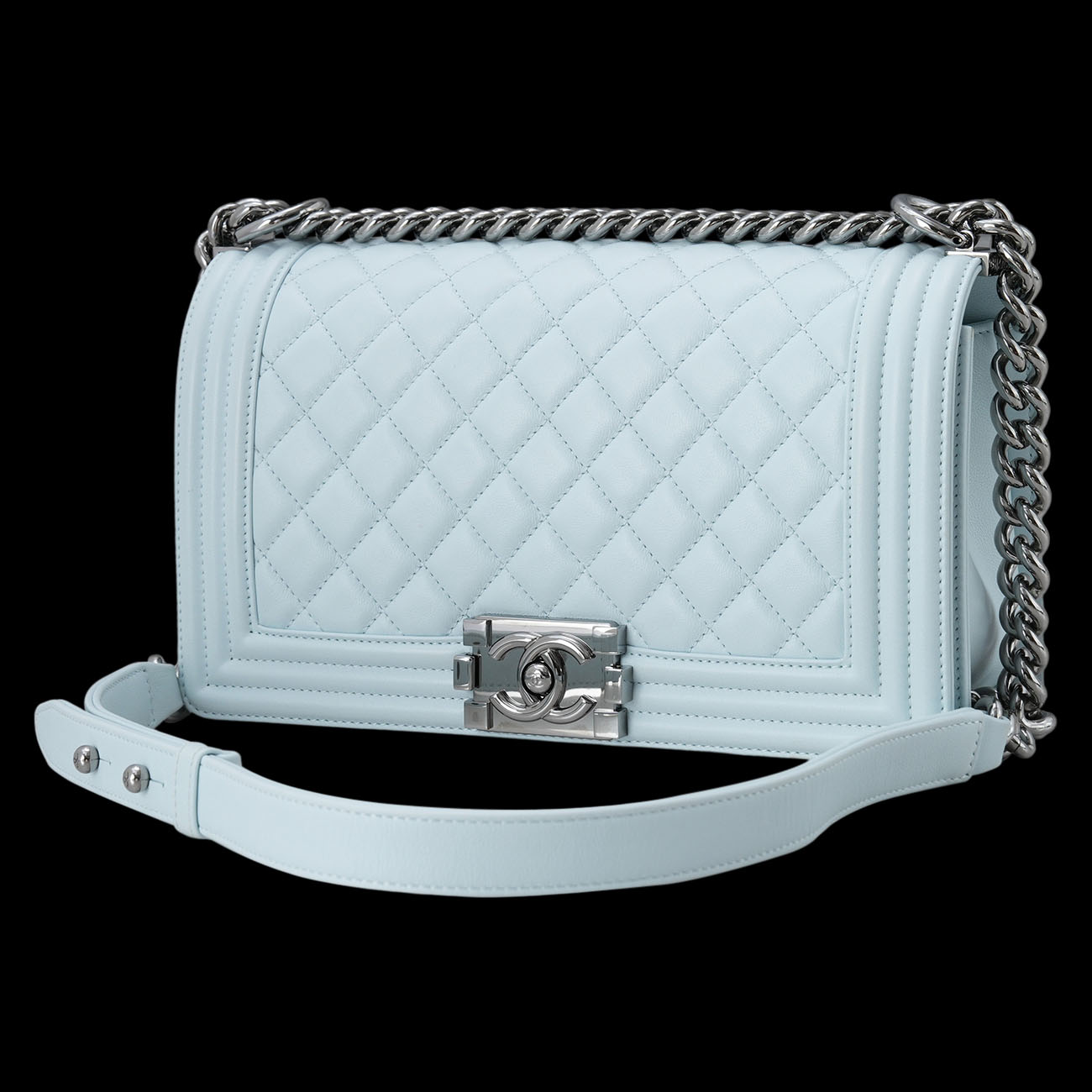 CHANEL(USED)샤넬 A67086 보이샤넬 미듐 플랩백