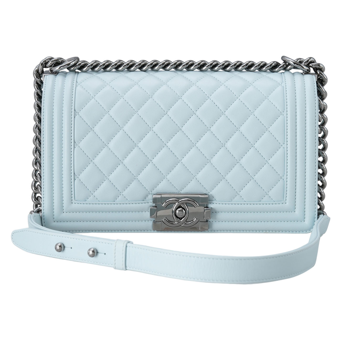 CHANEL(USED)샤넬 A67086 보이샤넬 미듐 플랩백