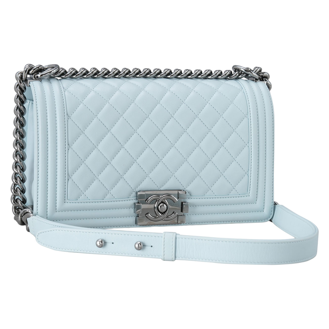 CHANEL(USED)샤넬 A67086 보이샤넬 미듐 플랩백
