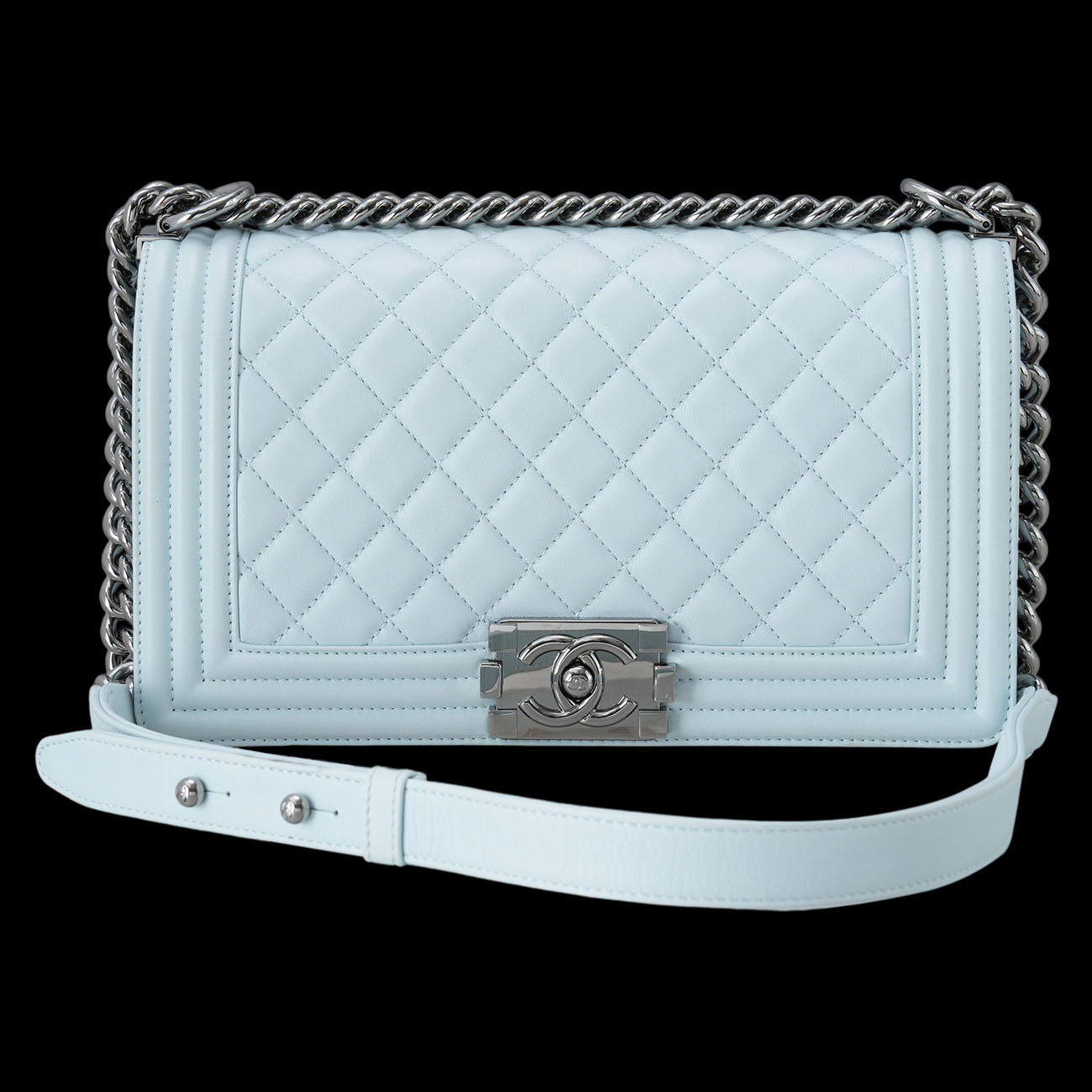 CHANEL(USED)샤넬 A67086 보이샤넬 미듐 플랩백