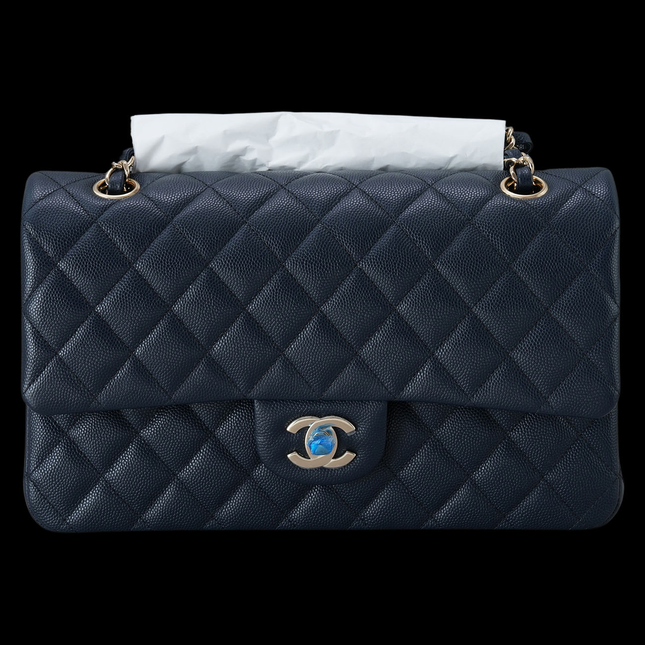 CHANEL(USED)샤넬 캐비어 클래식 미듐 플랩백