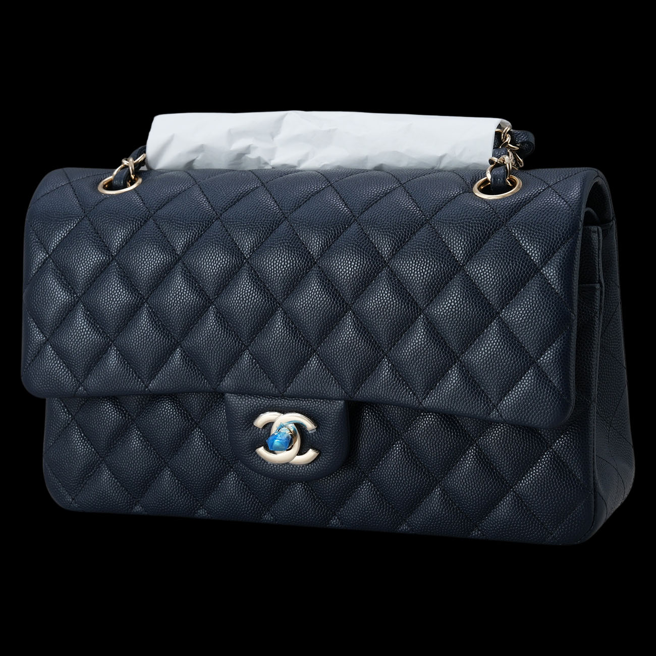 CHANEL(USED)샤넬 캐비어 클래식 미듐 플랩백