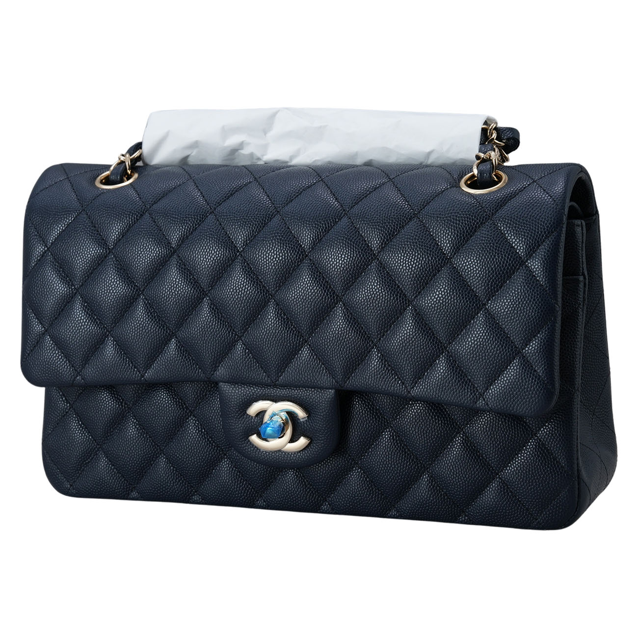CHANEL(USED)샤넬 캐비어 클래식 미듐 플랩백