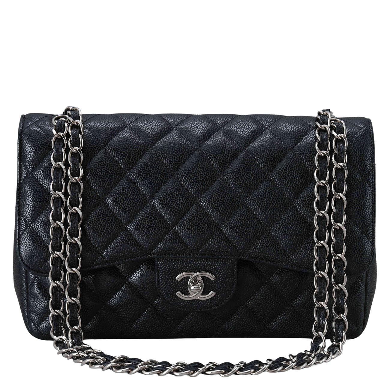 CHANEL(USED)샤넬 캐비어 클래식 점보 플랩백