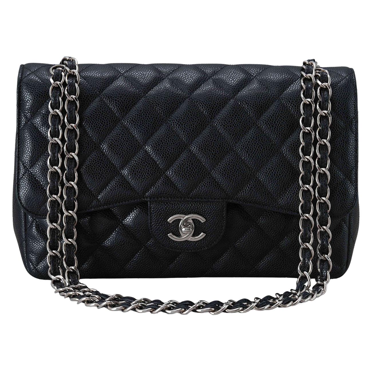 CHANEL(USED)샤넬 캐비어 클래식 점보 플랩백