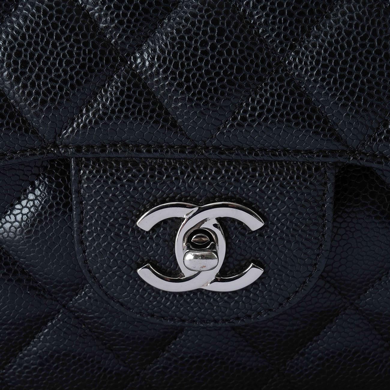 CHANEL(USED)샤넬 캐비어 클래식 점보 플랩백