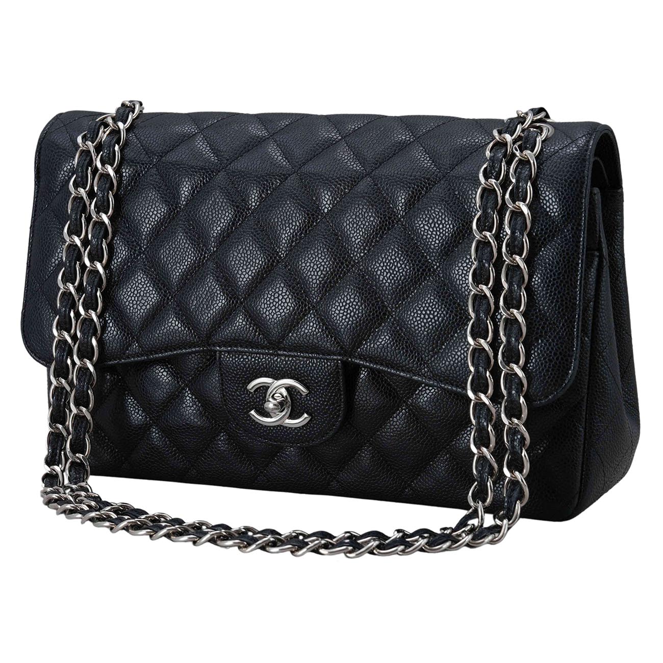 CHANEL(USED)샤넬 캐비어 클래식 점보 플랩백