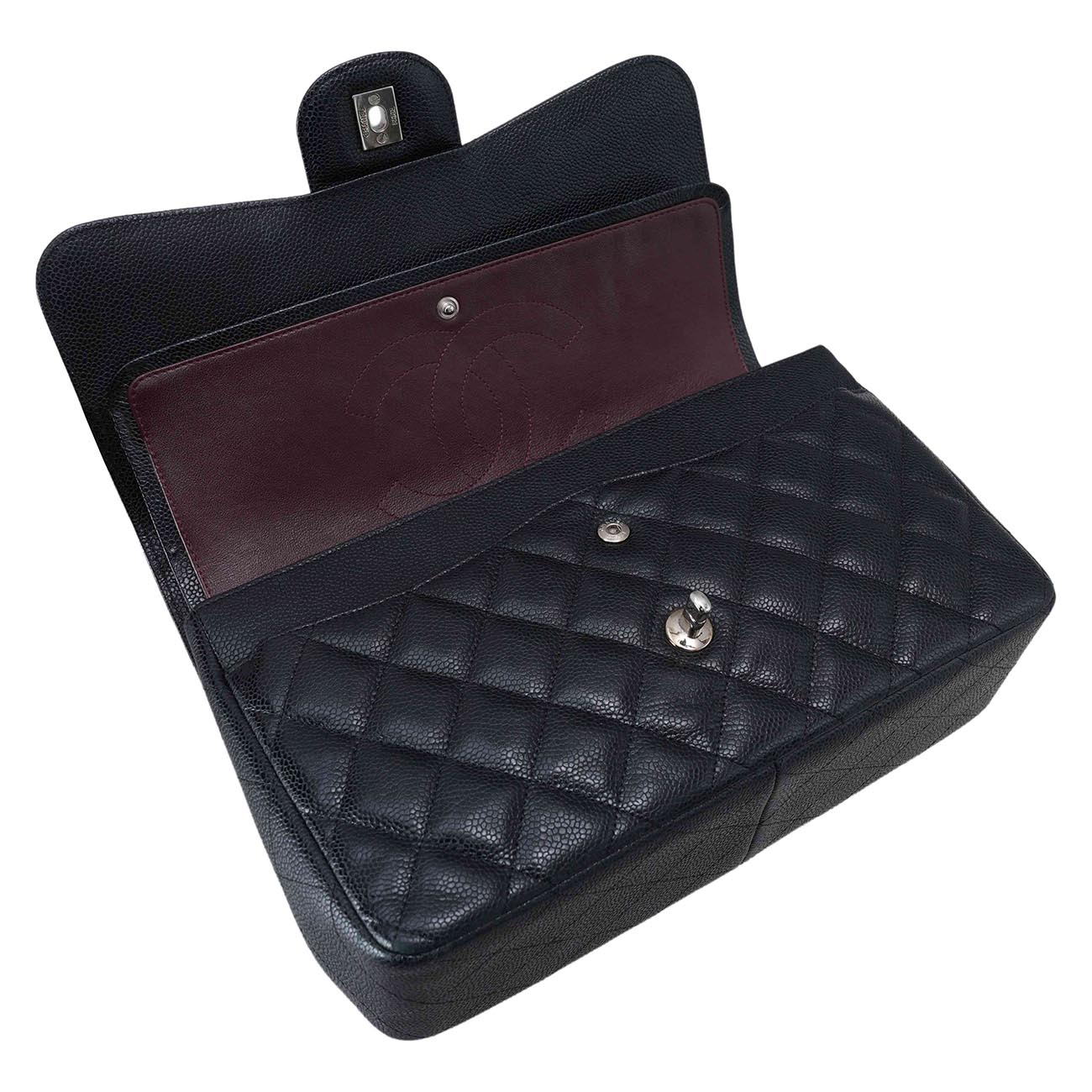 CHANEL(USED)샤넬 캐비어 클래식 점보 플랩백