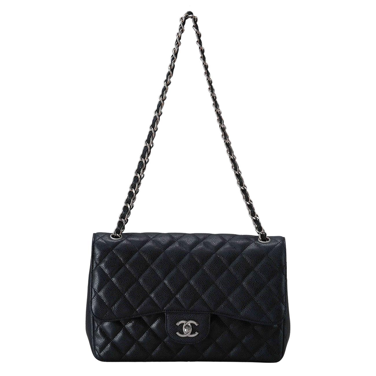 CHANEL(USED)샤넬 캐비어 클래식 점보 플랩백