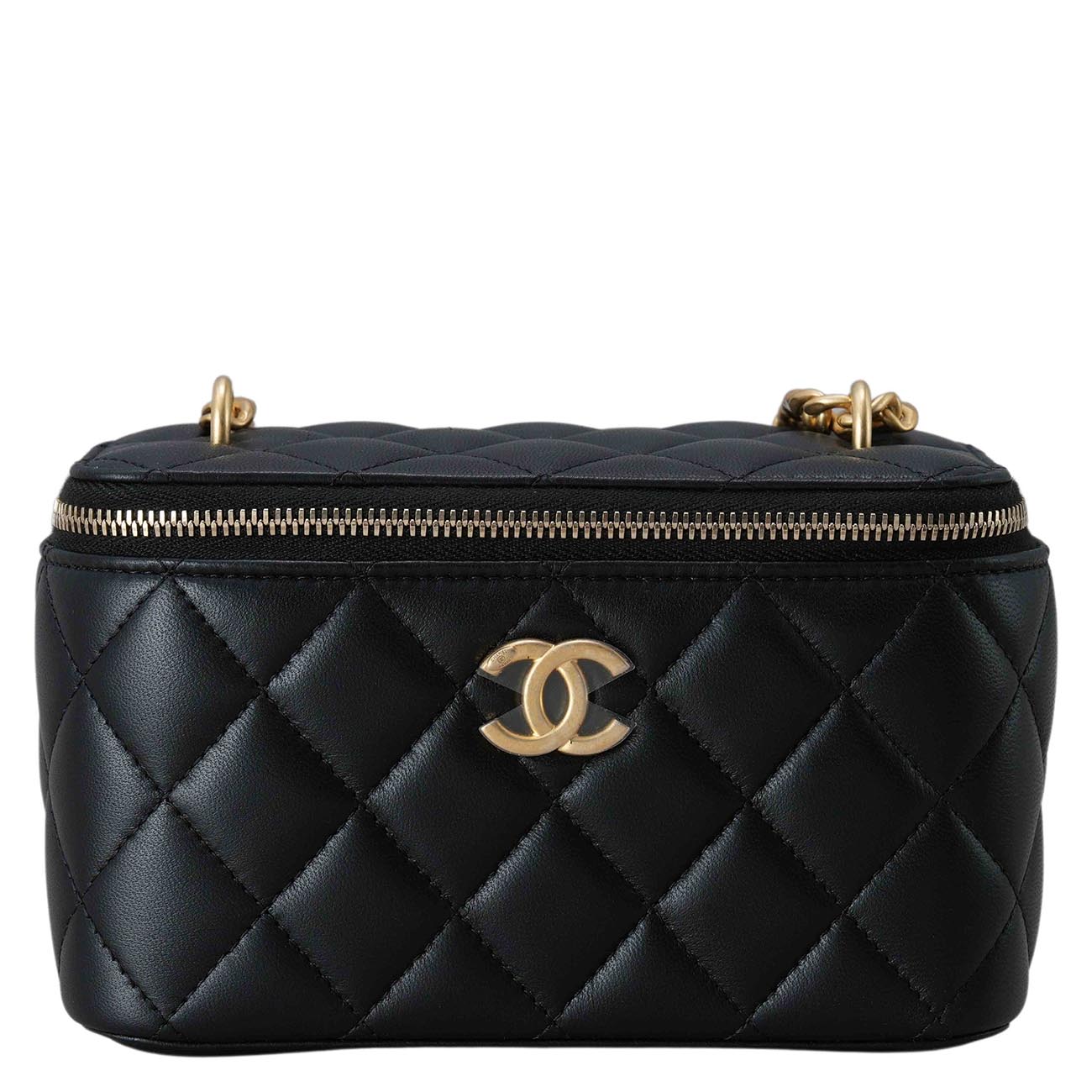 CHANEL(USED)샤넬 AP3301 직사각 골든볼 베니티 체인백