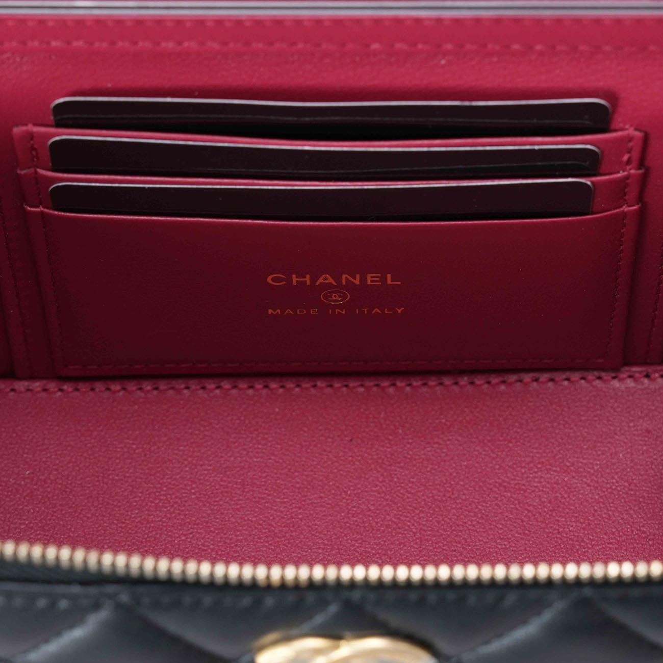 CHANEL(USED)샤넬 AP3301 직사각 골든볼 베니티 체인백