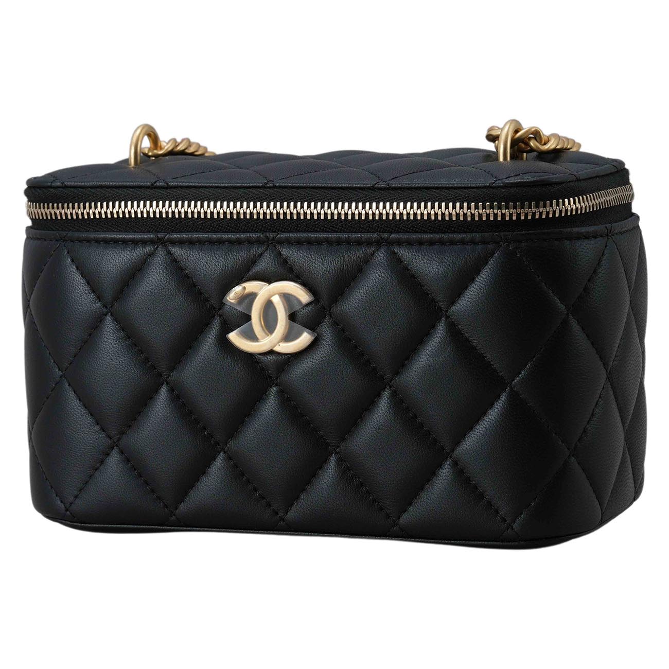 CHANEL(USED)샤넬 AP3301 직사각 골든볼 베니티 체인백