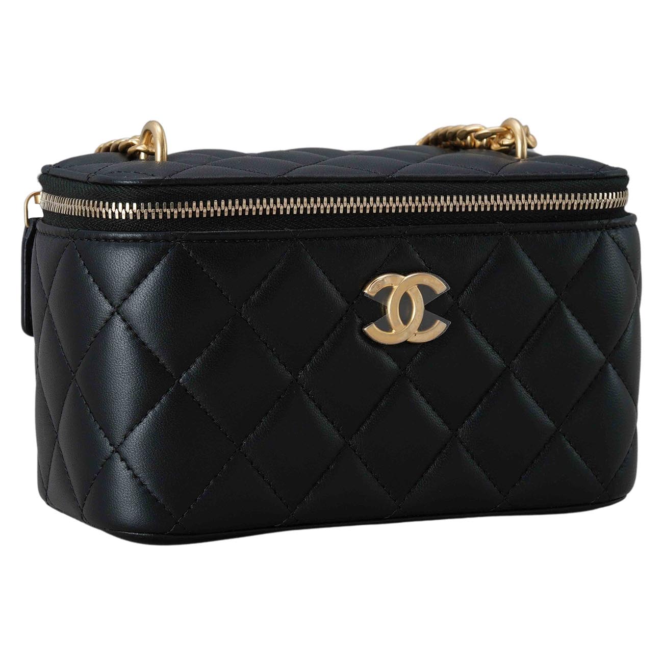 CHANEL(USED)샤넬 AP3301 직사각 골든볼 베니티 체인백