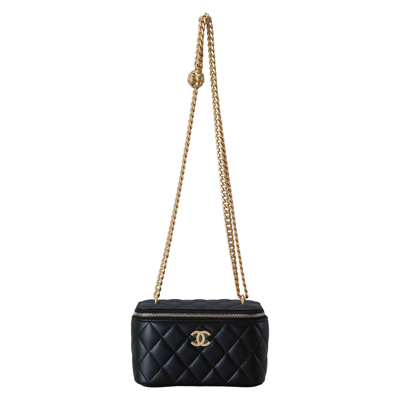 CHANEL(USED)샤넬 AP3301 직사각 골든볼 베니티 체인백