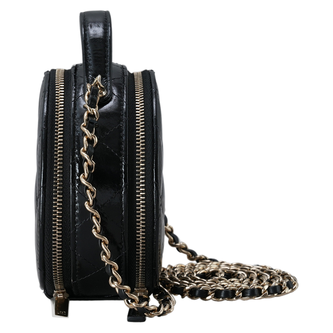 CHANEL(USED)샤넬 AP2940 페이던트 클래식 탑핸들 동그리 체인백
