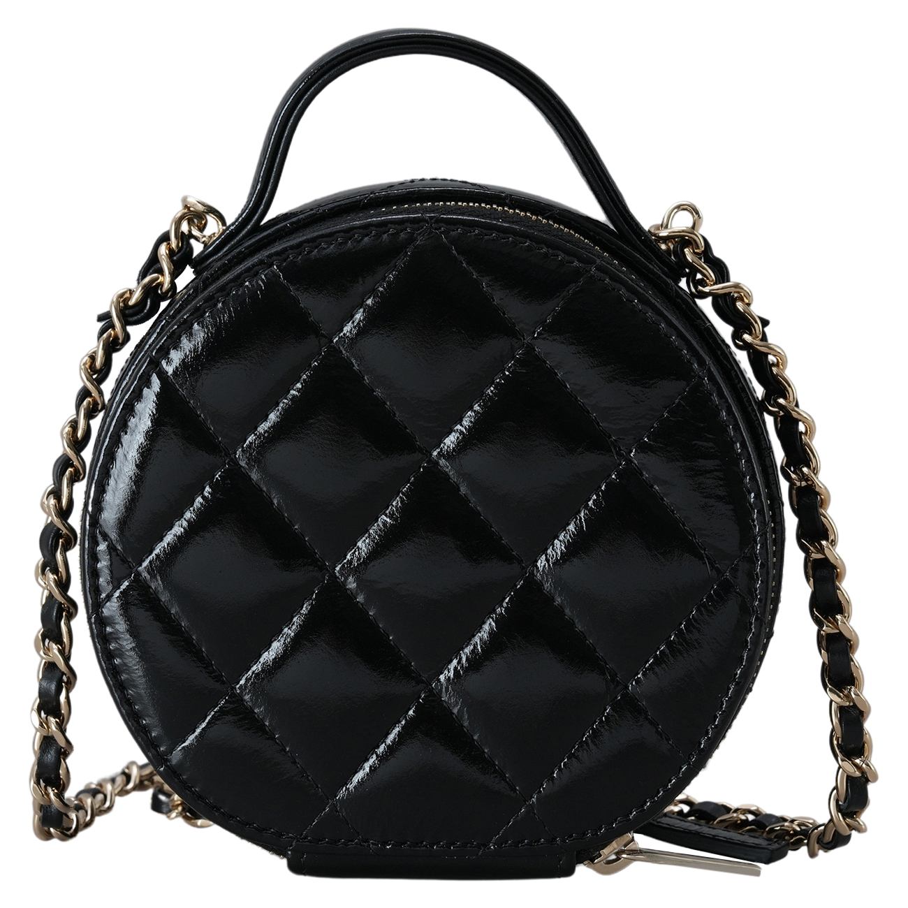 CHANEL(USED)샤넬 AP2940 페이던트 클래식 탑핸들 동그리 체인백