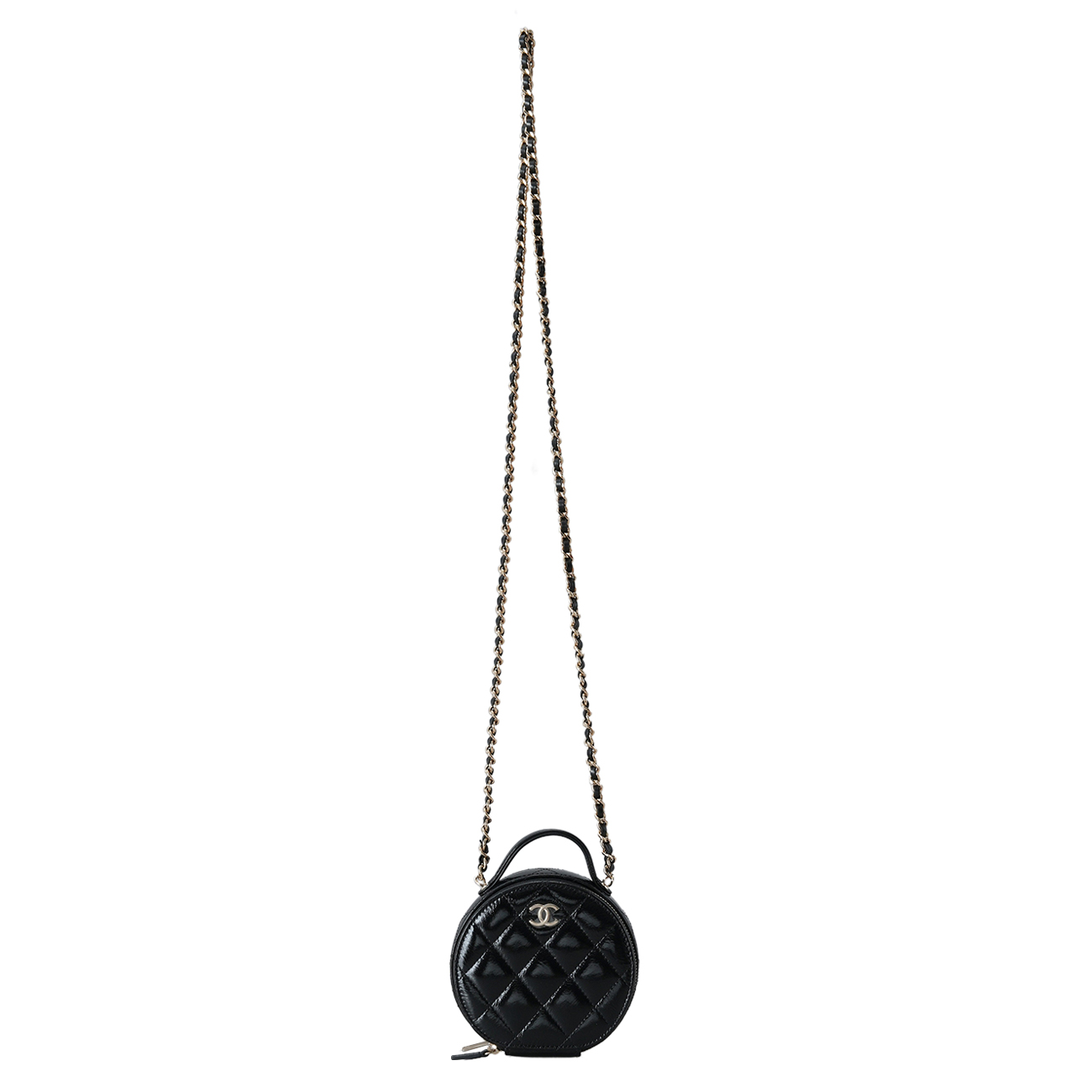 CHANEL(USED)샤넬 AP2940 페이던트 클래식 탑핸들 동그리 체인백