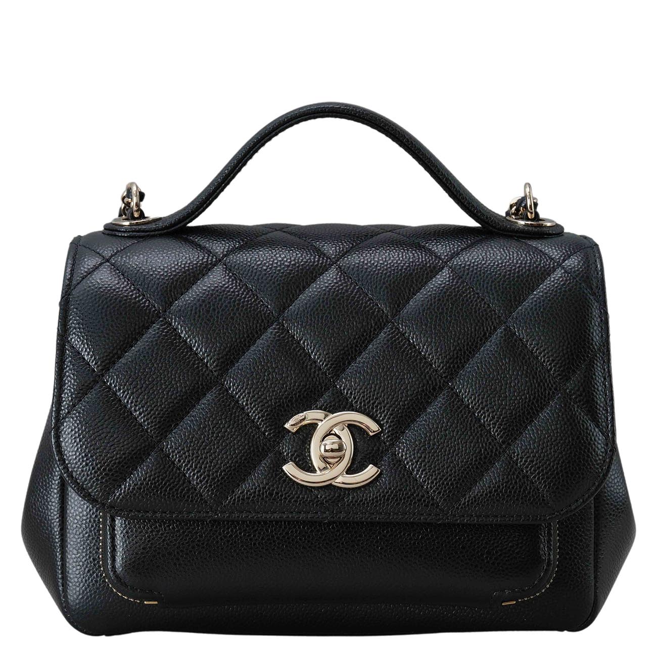 CHANEL(USED)샤넬 A9374 캐비어 비즈니스 어피니티 스몰