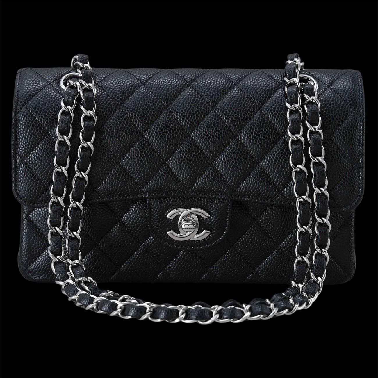 CHANEL(USED)샤넬 클래식 캐비어 스몰 플랩백