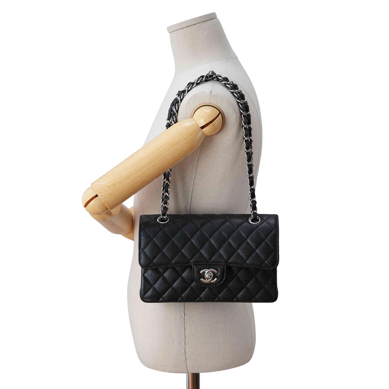 CHANEL(USED)샤넬 클래식 캐비어 스몰 플랩백