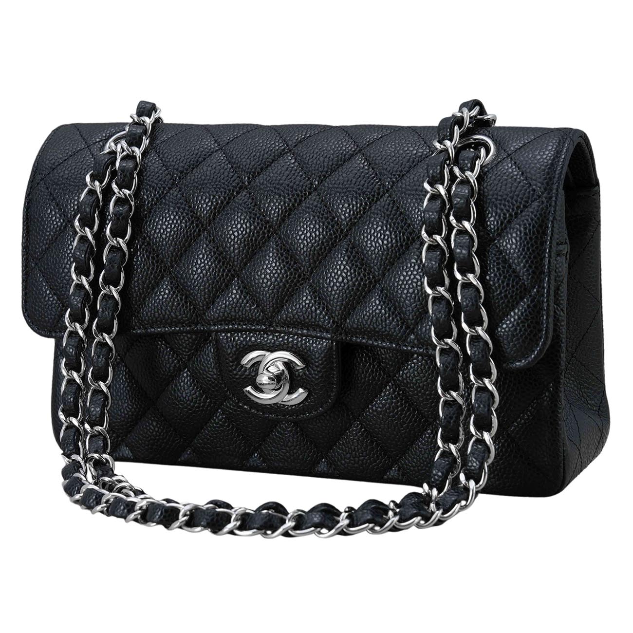 CHANEL(USED)샤넬 클래식 캐비어 스몰 플랩백