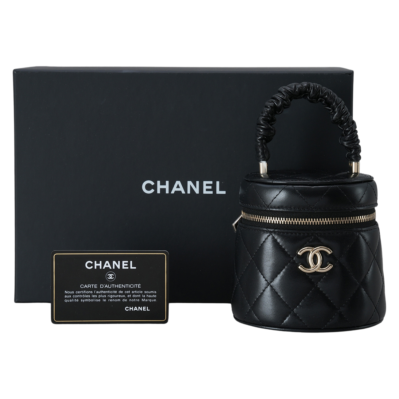 CHANEL(USED)샤넬 베니티 탑핸들