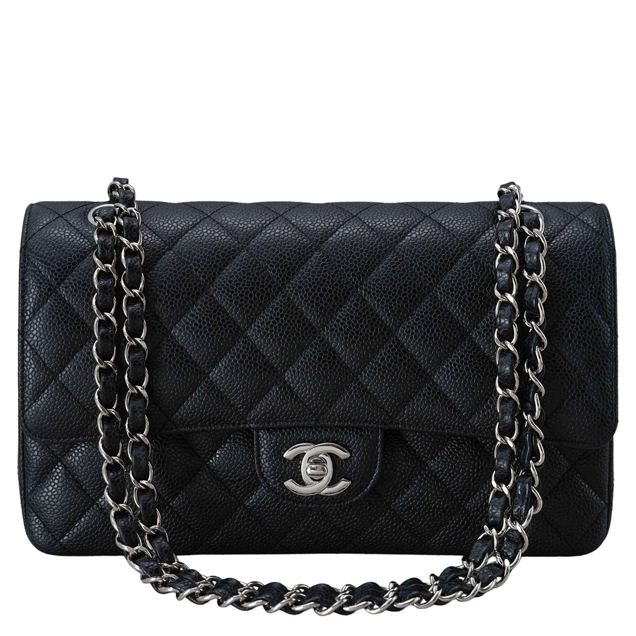 CHANEL(USED)샤넬 캐비어 클래식 미듐 플랩백