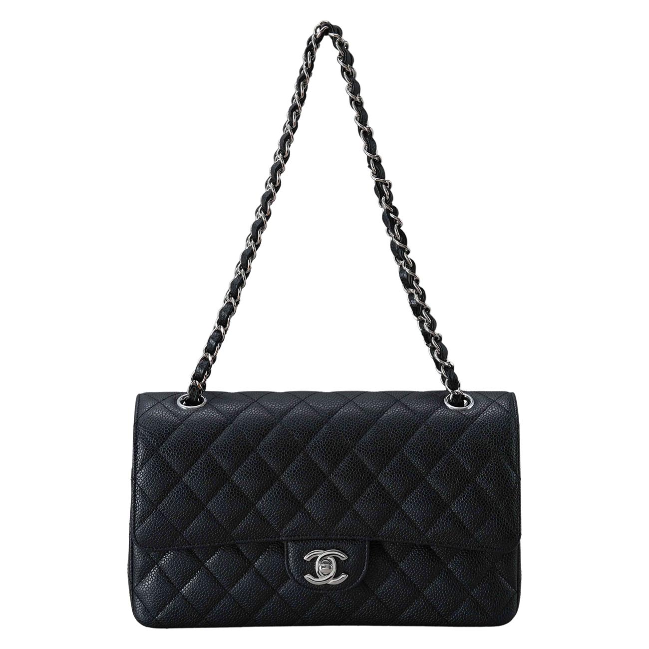 CHANEL(USED)샤넬 캐비어 클래식 미듐 플랩백
