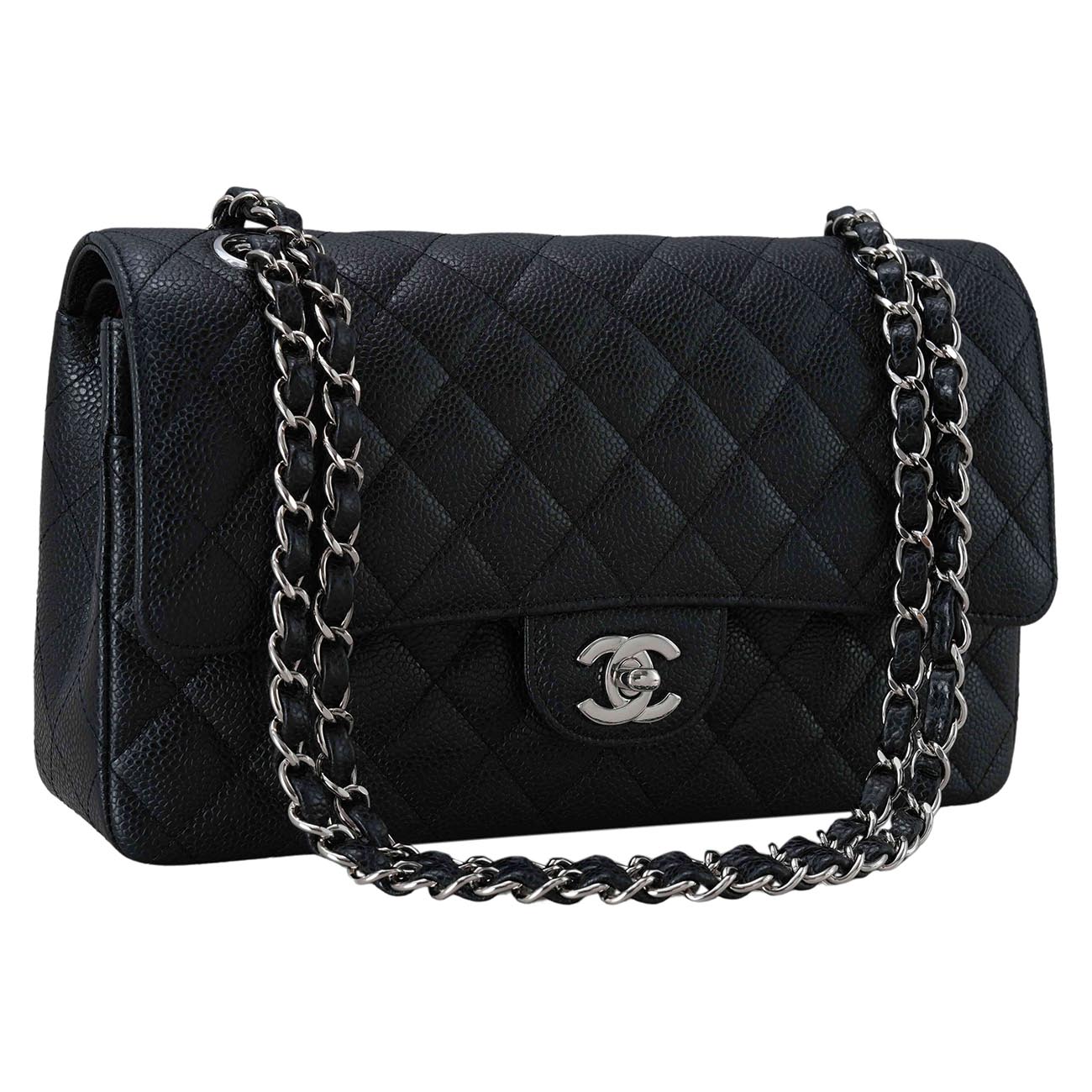 CHANEL(USED)샤넬 캐비어 클래식 미듐 플랩백