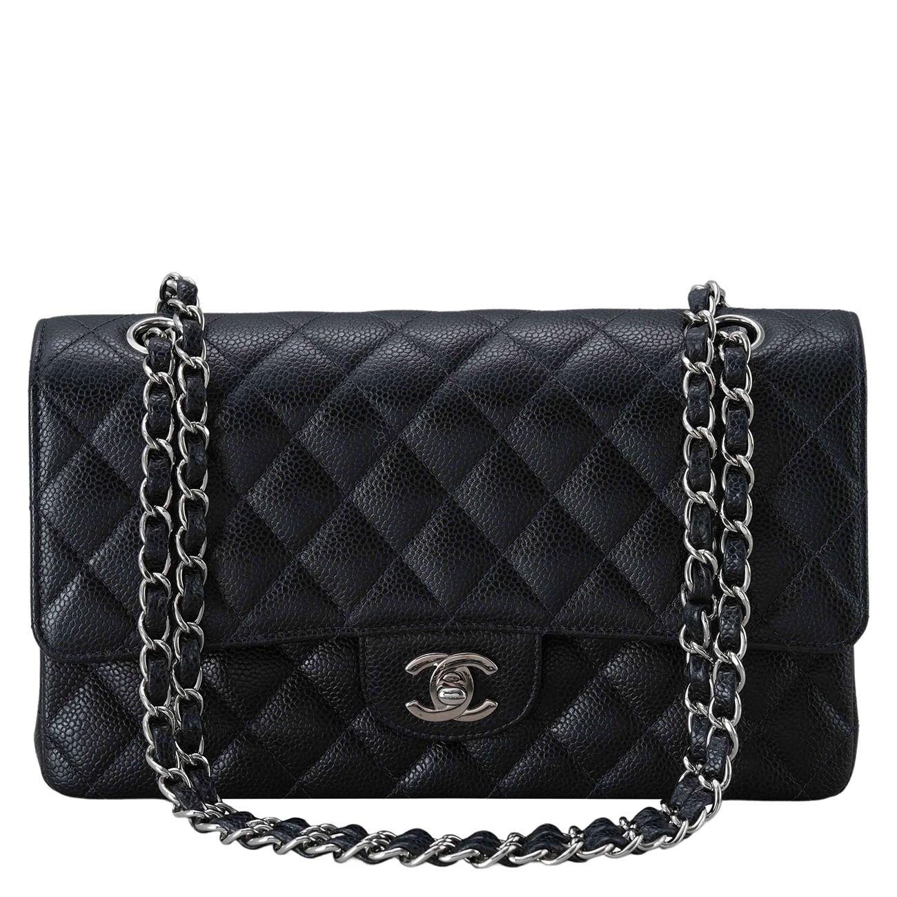 CHANEL(USED)샤넬 캐비어 클래식 미듐 플랩백