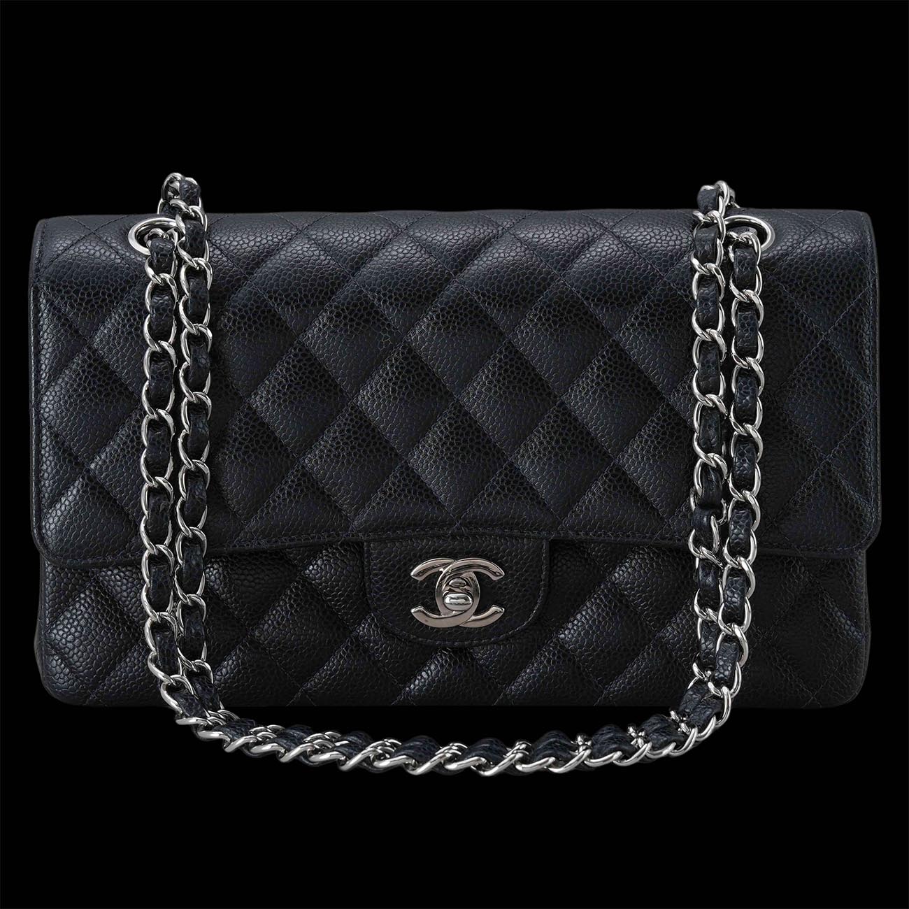 CHANEL(USED)샤넬 캐비어 클래식 미듐 플랩백