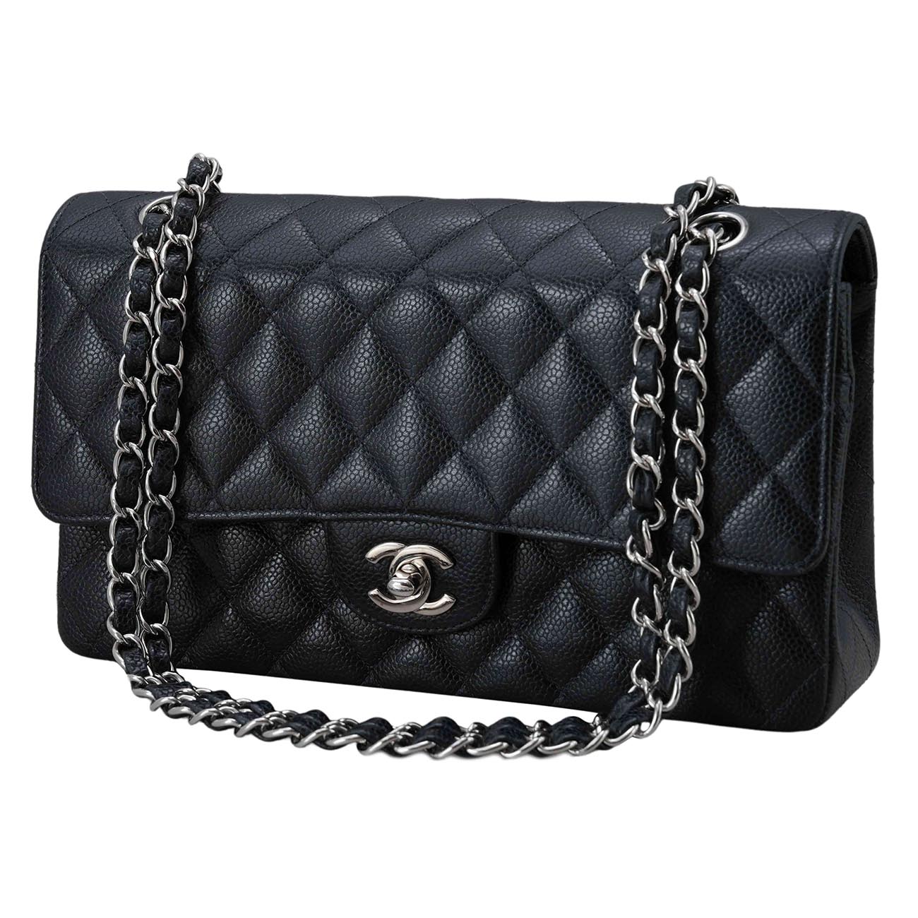 CHANEL(USED)샤넬 캐비어 클래식 미듐 플랩백