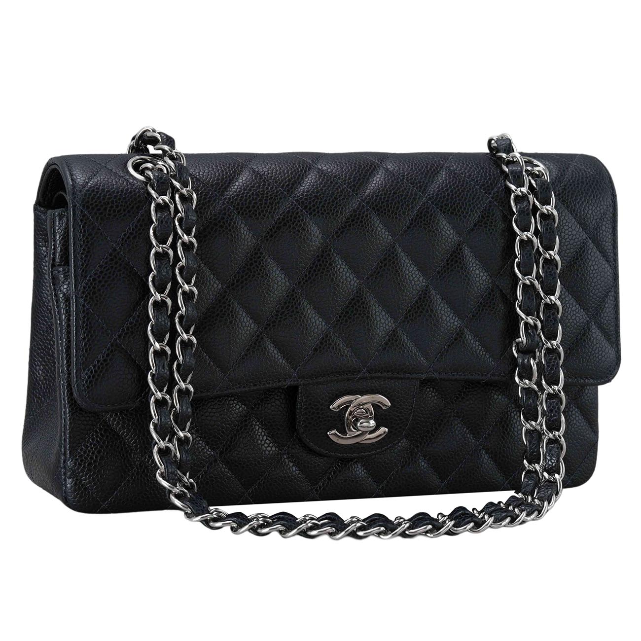 CHANEL(USED)샤넬 캐비어 클래식 미듐 플랩백