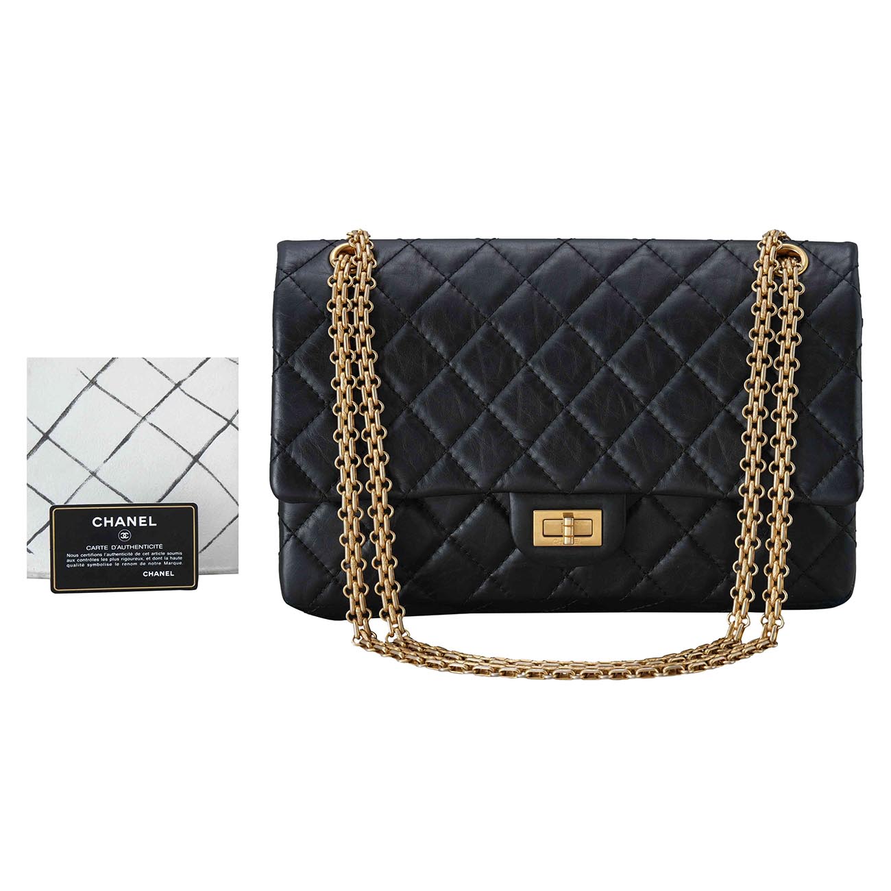 CHANEL(USED)샤넬 빈티지 2.55 미듐 플랩백