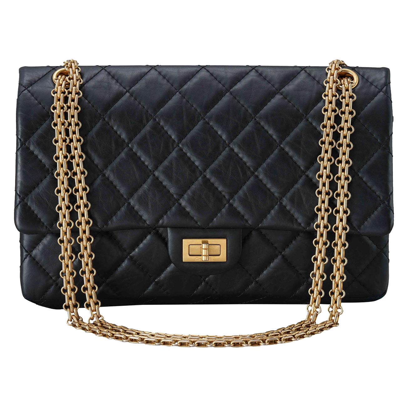 CHANEL(USED)샤넬 빈티지 2.55 미듐 플랩백