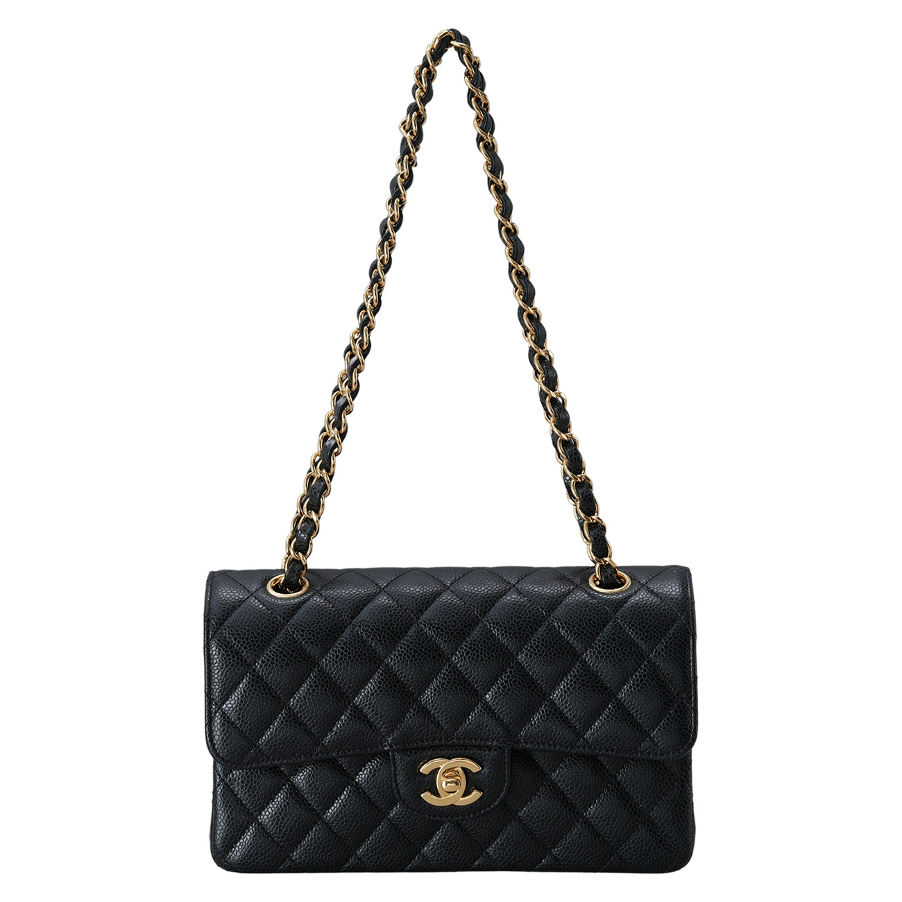 CHANEL(USED)샤넬 클래식 캐비어 미듐