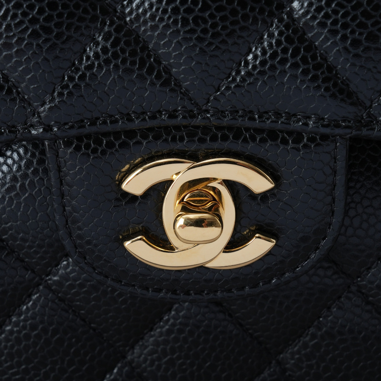 CHANEL(USED)샤넬 클래식 캐비어 미듐