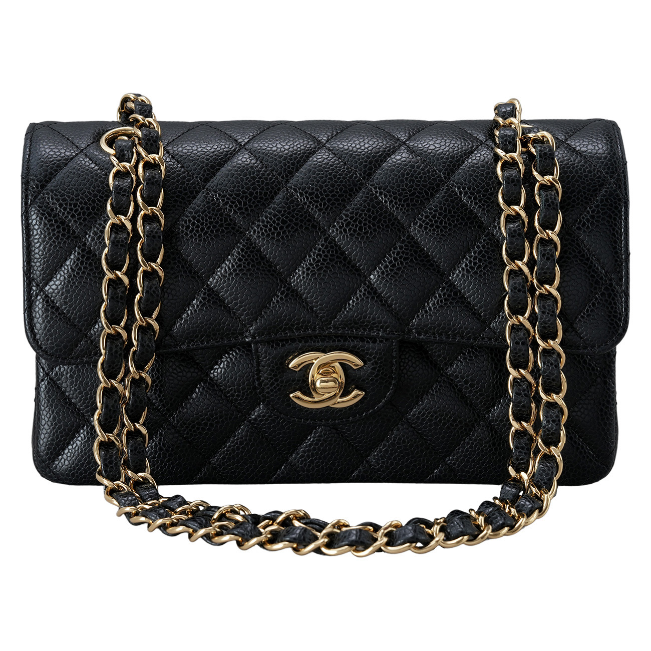 CHANEL(USED)샤넬 클래식 캐비어 미듐