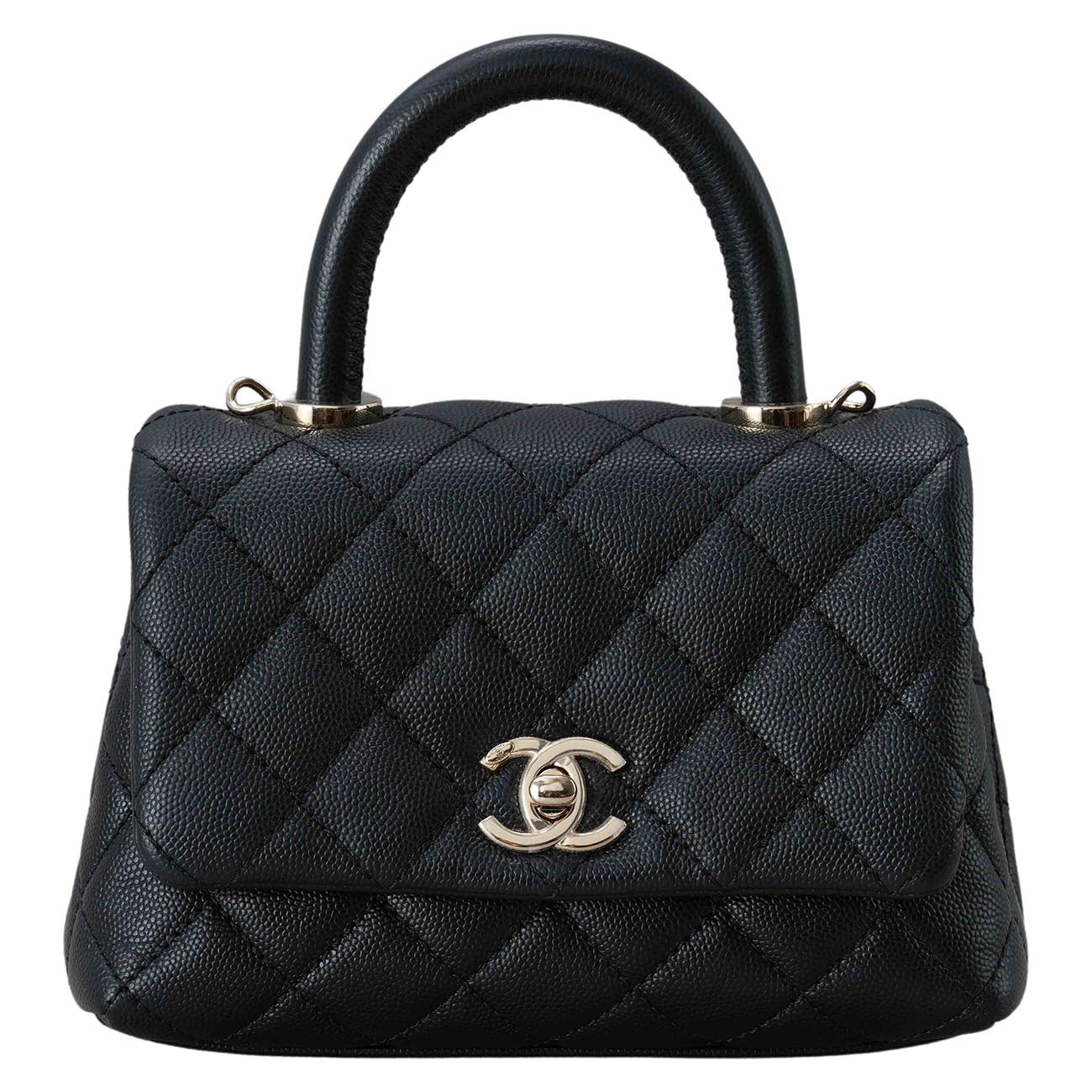 CHANEL(USED)샤넬 AS2215 캐비어 코코핸들 미니