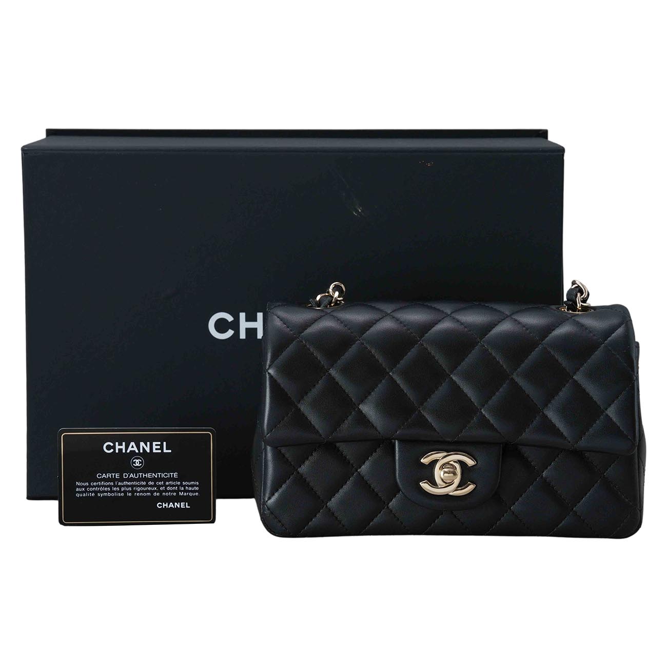 CHANEL(USED)샤넬 A69900 램스킨 뉴미니 플랩백