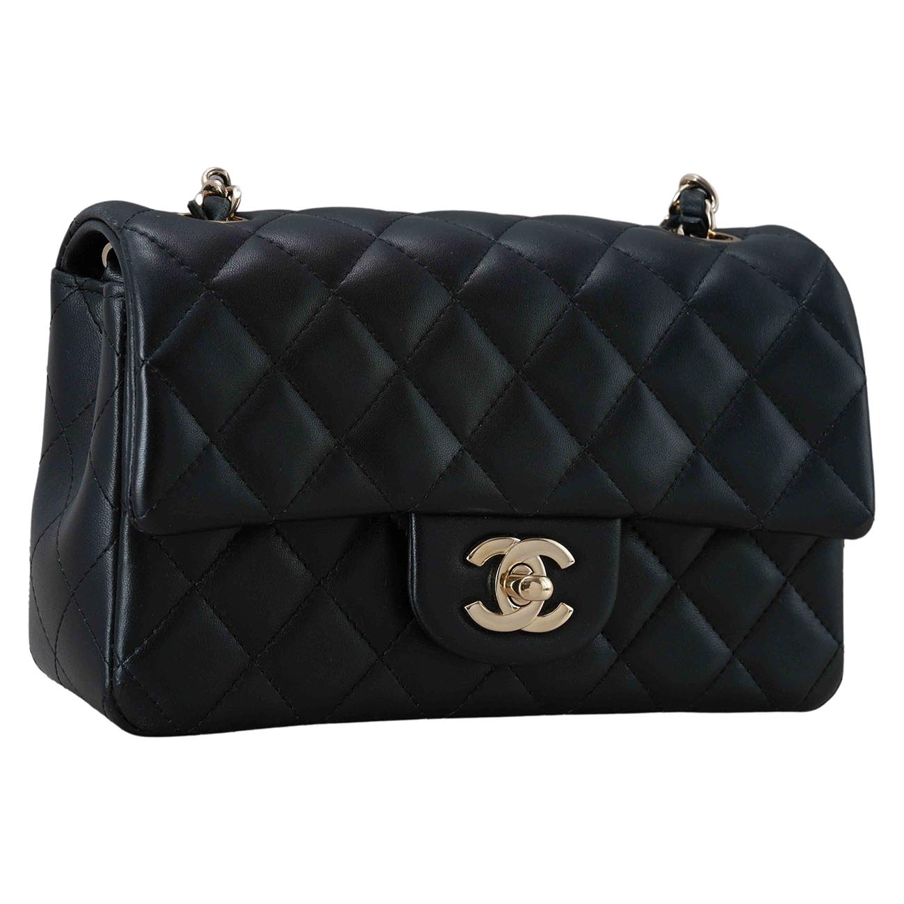 CHANEL(USED)샤넬 A69900 램스킨 뉴미니 플랩백