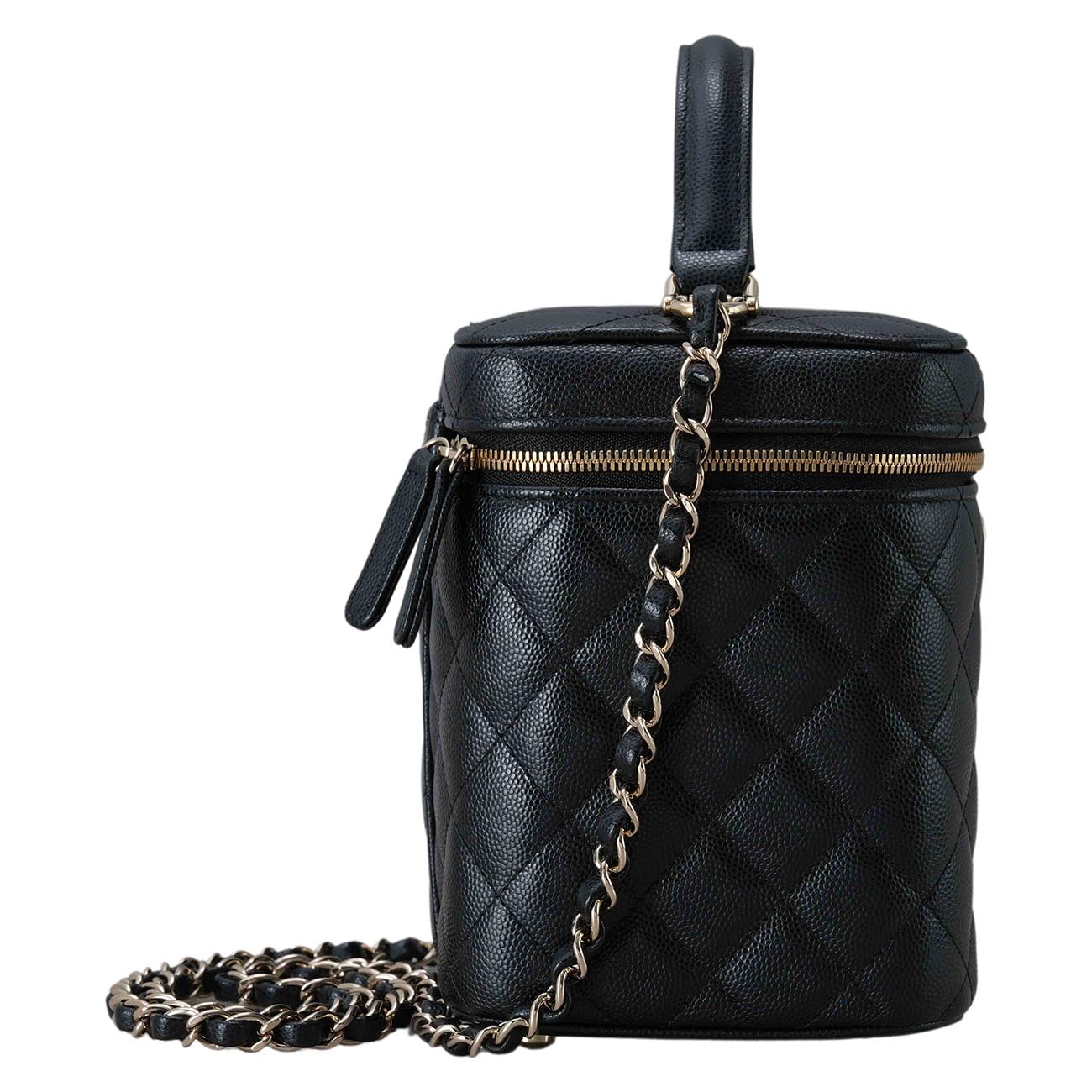 CHANEL(USED)샤넬 AS2362 캐비어 클래식 베니티 탑핸들 케이스