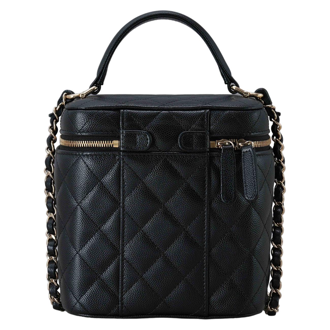 CHANEL(USED)샤넬 AS2362 캐비어 클래식 베니티 탑핸들 케이스