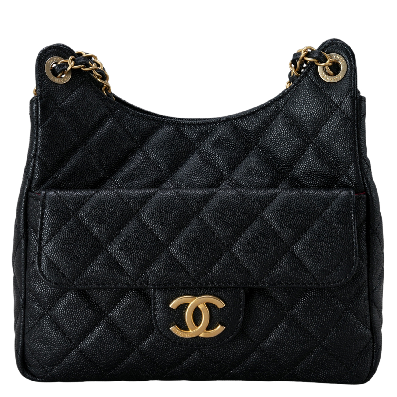 CHANEL(USED)샤넬 AS3690 시즌 미듐 호보백