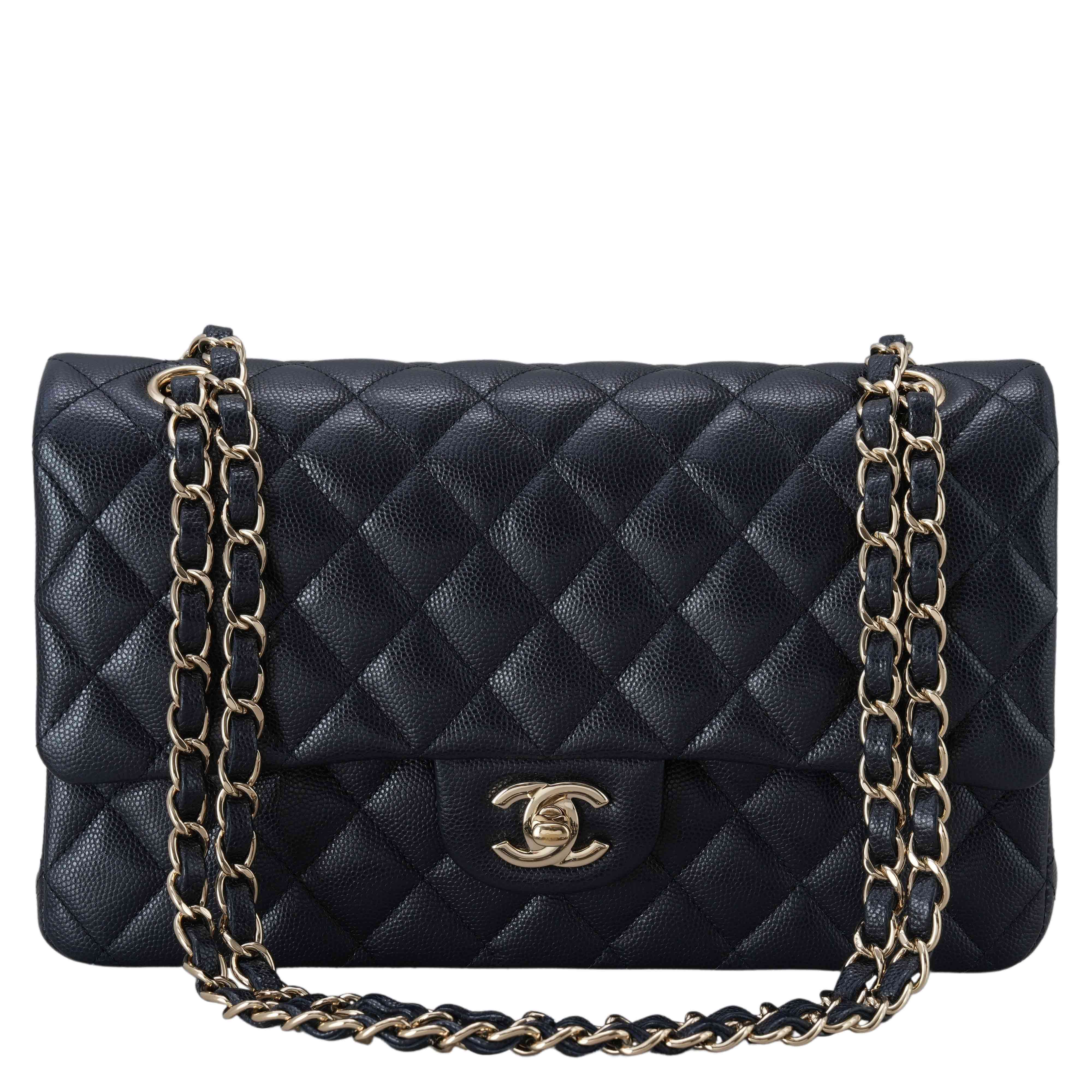 CHANEL(USED)샤넬 클래식 캐비어 미듐