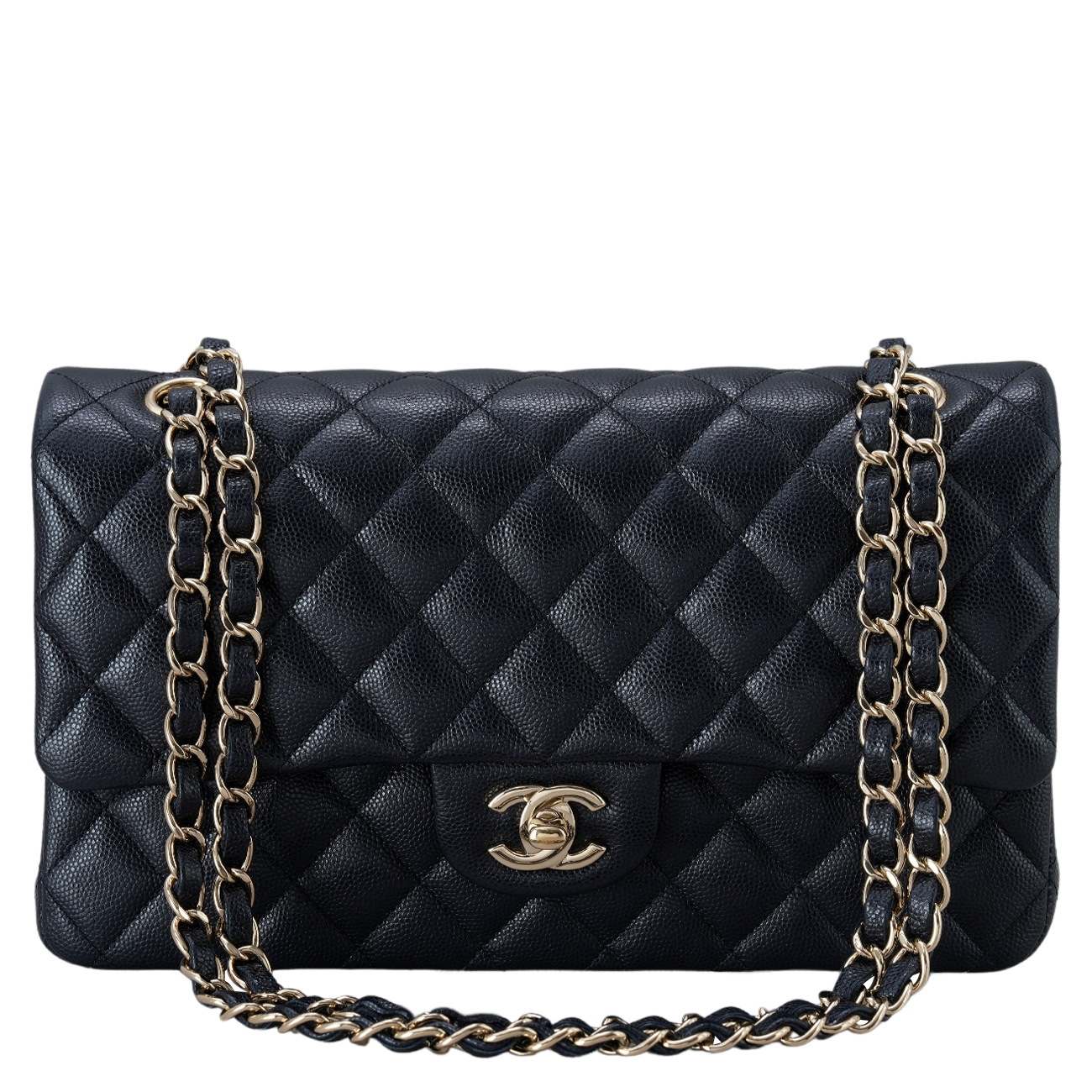 CHANEL(USED)샤넬 클래식 캐비어 미듐